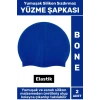 Özel Üretim Su Geçirmez Elastik Yüzücü Havuz Deniz Yüzme Şapkası Yumuşak Silikon Bone 2 Adet