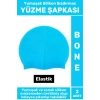 Özel Üretim Su Geçirmez Elastik Yüzücü Havuz Deniz Yüzme Şapkası Yumuşak Silikon Bone 2 Adet