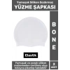 Özel Üretim Su Geçirmez Elastik Yüzücü Havuz Deniz Yüzme Şapkası Yumuşak Silikon Bone 2 Adet