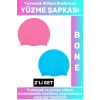 Özel Üretim Su Geçirmez Elastik Yumuşak Yüzücü Havuz Deniz Yüzme Şapkası Silikon Bone 2Li SET