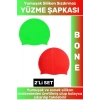 Özel Üretim Su Geçirmez Elastik Yumuşak Yüzücü Havuz Deniz Yüzme Şapkası Silikon Bone 2Li SET