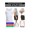 Özel Üretim Jinekomasti Dik Duruş Toparlayıcı Göbek Sıkılaştırıcı Elastik Erkek Atlet Korse