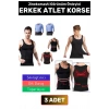 Özel Üretim Jinekomasti Dik Duruş Toparlayıcı Göbek Sıkılaştırıcı Elastik Erkek Atlet Korse 3 Adet