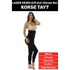 Özel Seri Doğal Görünüm Çift Kat Bel Vücut Toparlayıcı İnceltici LAZER KESİM Yüksek Bel Korse Tayt