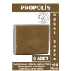 Özel Üretim Doğal Cilt Temizleyici Parlatıcı Nem Dengeleyici Yaşlanma Karşıtı Propolis Sabunu 5 Adet