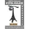 Ev Ofis Dekoratif Koleksiyon Çok Şık Hediyelik Yüksek Kalite Metal KARTAL Süslemeli EYFEL KULESİ