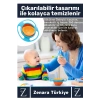 Premium BPA Free Pratik Kolay Temizlenir Dönen Tasarım Eğlenceli Dökülmeyen Bebek Mama Kasesi