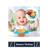 Premium BPA Free Pratik Kolay Temizlenir Dönen Tasarım Eğlenceli Dökülmeyen Bebek Mama Kasesi
