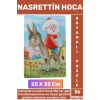 Premium Eğlenceli El-Göz Koordinasyonu Motor Becerisi 36 Parça Boyamalı Puzzle NASRETTİN HOCA