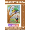 Premium Eğlenceli El Göz Koordinasyonu Motor Becerisi 36 Parça Boyamalı Puzzle NASRETTİN HOCA