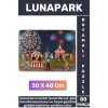 Premium Eğlenceli El Göz Koordinasyonu Motor Becerisi Geliştirici 80 Parça Boyamalı Puzzle LUNAPARK