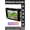 Premium Eğlenceli El Göz Koordinasyonu Motor Becerisi Geliştirici 1000 Parça Puzzle DOĞANIN HUZURU