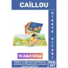 Eğitici Eğlenceli İlgi Çekici Dil Bilgisi Gelişimi Bebek Çocuk Hikaye Kitapları CAILLOU 10lu Set