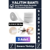 Premium Uzun Ömürlü Suya Neme Küfe Dayanıklı Mutfak Lavabo Pencere Kenar Yalıtım Bandı 3.2 Mt X 3 Ad