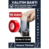 Premium Nano Teknoloji Güçlü Tamir Cam İç Dış Mekan Montaj Çift Taraflı Şeffaf Bant 1.5 Mt X 10 Adet