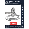 Premium Güçlü Kendinden Yapışkanlı Su Geçirmez Fayans Arası Şerit Derz Bant 1 Cm X 50 Metre 2 Adet