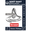 Premium Güçlü Kendinden Yapışkanlı Su Geçirmez Fayans Arası Şerit Derz Bant 1 Cm X 50 Metre 10 Adet