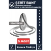 Premium Güçlü Kendinden Yapışkanlı Su Geçirmez Fayans Arası Şerit Derz Bant 1 Cm X 50 Metre 5 Adet