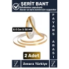 Premium Kendinden Yapışkanlı Su Geçirmez Fayans Arası GOLD Şerit Derz Bant 0.5 Cm X 50 Metre 2 Adet