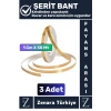 Premium Kendinden Yapışkanlı Su Geçirmez Fayans Arası GOLD Şerit Derz Bant 1 Cm X 50 Metre 3 Adet