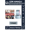 Ultra Güçlü Suya Neme Dayanıklı Çok Amaçlı Onarım Tamir İzolasyon Bantı Gri 48 Mm x 10 Metre 5 Adet