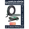Ultra Güçlü İz Bırakmaz Elastik Kolay Şekil Alan Çift Taraflı Akrilik Köpük Bant 10Mm-10Metre 10Adet