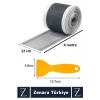 Suya Dayanıklı 0.55 Mm Delikli Sineklik Tamir Kiti Gider Süzgeci Saç Kıl Ayırıcı 12 Cm X 4 Metre