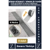 Suya Dayanıklı 0.55 Mm Delikli Sineklik Tamir Kiti Gider Süzgeci Saç Kıl Ayırıcı 12 CmX4 Metre 3Adet