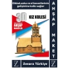 Premium Görsel Zeka El Becerisi Geliştirici Boyanabilir Puzzle Oyun Dekoratif Demonte Ahşap 3D Maket