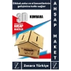 Premium Görsel Zeka El Becerisi Geliştirici Boyanabilir Puzzle Oyun Dekoratif Demonte Ahşap 3D Maket