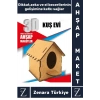 Premium Görsel Zeka El Becerisi Geliştirici Boyanabilir Puzzle Oyun Dekoratif Demonte Ahşap 3D Maket