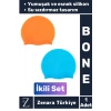 Premium Su Geçirmez Elastik Yumuşak Yüzücü Havuz Deniz Yüzme Şapkası Esnek Silikon Bone 2Li SET