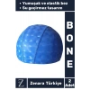 Premium Su Geçirmez Yüzücü Havuz Deniz Bonesi Elastik Bez Kumaş Yüzme Şapkası BONE 2 Adet