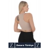 Yüksek Kaliteli Sarkma Önleyen Göğüs Toparlayıcı Spor Gündelik Kullanım Fermuarlı Şık Crop Büstiyer