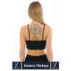 Luxery Göğüs Toparlayan Sarkma Önleyen Spor Gündelik Kullanım Ön Çapraz Askılı Micro Crop Büstiyer