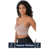 Luxery Göğüs Toparlayan Sarkma Önleyen Spor Gündelik Kullanım Ön Çapraz Askılı Micro Crop Büstiyer