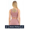 Yüksek Kaliteli Göğüs Toparlayan Sarkma Önleyen Gündelik Spor Kullanım Kalın Askılı Crop Büstiyer