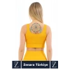 Yüksek Kaliteli Göğüs Toparlayan Sarkma Önleyen Gündelik Spor Kullanım Kalın Askılı Crop Büstiyer