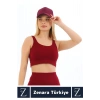 Yüksek Kaliteli Göğüs Toparlayan Sarkma Önleyen Gündelik Spor Kullanım Kalın Askılı Crop Büstiyer