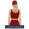 Yüksek Kaliteli Göğüs Toparlayan Sarkma Önleyen Gündelik Spor Kullanım Kalın Askılı Crop Büstiyer
