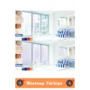 Premium İz Bırakmaz İç Göstermez Gizlilik Ofis Salon Banyo UV Koruyucu Buzlu Cam Film 2Metre X 60 Cm