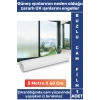 Premium İz Bırakmaz İç Göstermez Gizlilik Ofis Salon Banyo UV Koruyucu Buzlu Cam Film 5Metre X 60 Cm