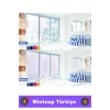 İz Bırakmaz İç Göstermez Gizlilik Ofis Salon Banyo UV Koruyucu Buzlu Cam Film 2Metre X 45 Cm