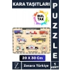 Premium Eğlenceli Eğitici Görsel Algı Problem Çözme Becerisi Çocuk Bul Tak PUZZLE KARA TAŞITLARI