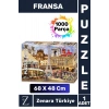 Premium Eğlenceli Eğitici Görsel Algı Problem Çözme Becerisi Çocuk PUZZLE 1000 Parça FRANSA