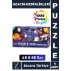 Premium Eğlenceli Eğitici Görsel Algı Problem Çözme Becerisi PUZZLE 1000 Parça UZAYIN DERİNLİKLERİ