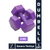 Premium Yüksek Kalite Sert Plastik Egzersiz Pilates Isınma Ev Hafif Ağırlık Antrenman 2X2 Kg Dambıl