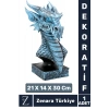 Premium Yüksek Kaliteli Çok Şık Dekoratif Hediyelik Özel Gün Biblo Koleksiyon POLYESTER DRAGON Model