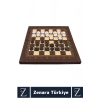Elit Seri Yüksek Kalite Aile Ev Arkadaş Kahve Cafe Koleksiyon TAVLA DAMA SATRANÇ 3 in 1 Oyun Takımı