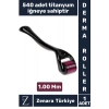 Premium 1.00 Mm 540 Titanyum İğneli Cilt Yenileyici Pürüzsüz Cilt Bakım Güzellik Aleti Derma Roller